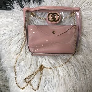 NWOT Dusty pink crossbody purse